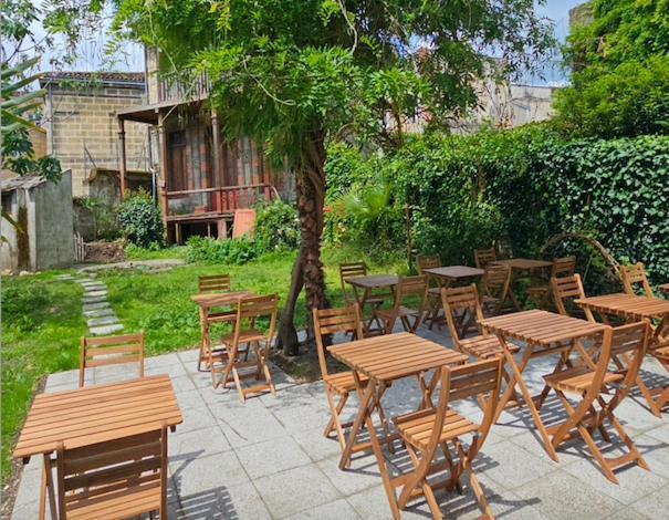 Le Jardin Cafe Bordéus Exterior foto